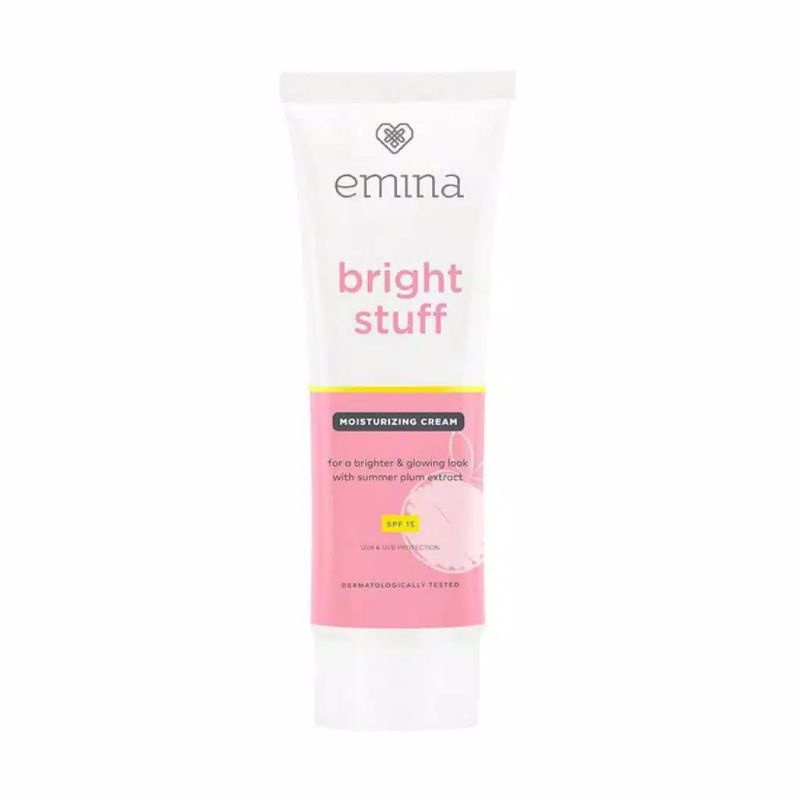 Emina Bright Stuff Series | Face Wash Emina / Loose Powder / mosturizing Cream / Pelembab Emina / Pe