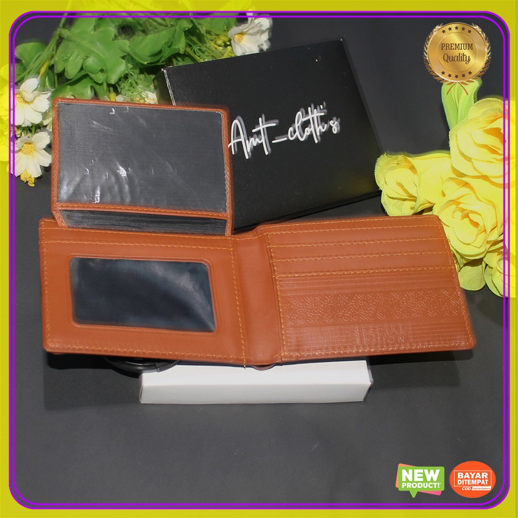 Dompet Pria Kulit sintetik Merek AMT Cloth's