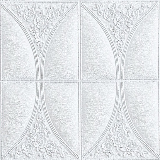 （COD）Wallpaper Dinding Ceiling Wallpaper Sticker Dinding Busa 3D Desain Wallpaper Perekat Bata-R3B-1 35x35cm