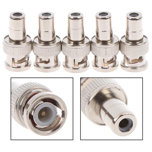 Connector Jack BNC Male to RCA Female Konektor Sambungan Kabel Camera CCTV RG6 BA-115
