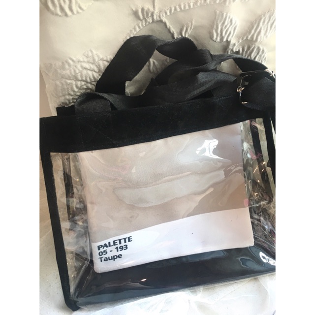 [NEW] Ittaherl Palette Taupe Transparent Bag