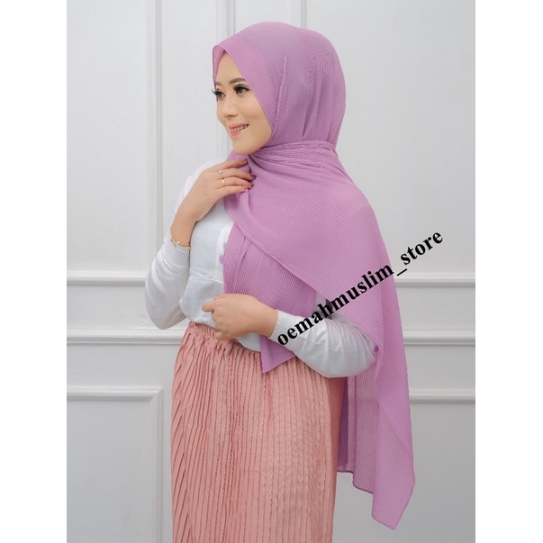 180x75 PASHMINA PLISKET FULL CERUTY BABYDOLL PREMIUM BY OEMAH MUSLIM