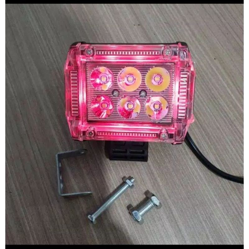 lampu tembak CWL Cree work light 6 mata LED waterproof