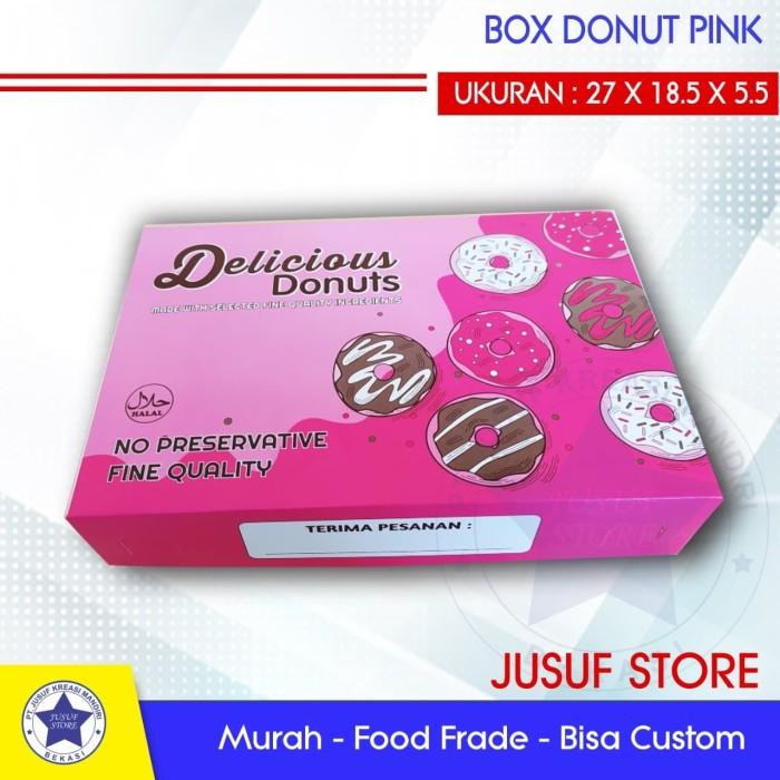 

Box Dus Donat Ukuran 27X18,5X5,5Cm Isi 50 Pcs 068