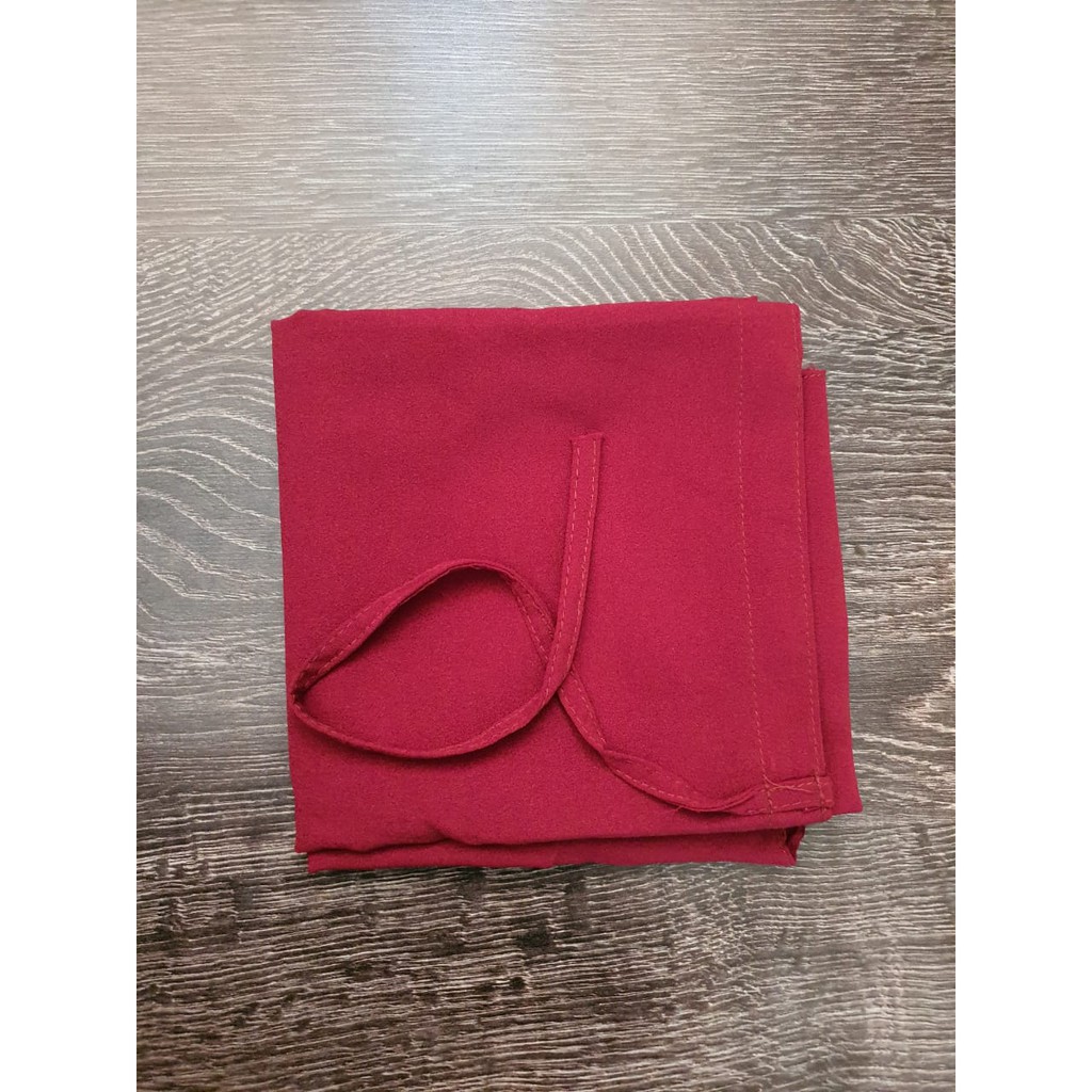 Hijab kerudung jilbab bergo instan maryam diamond-maroon