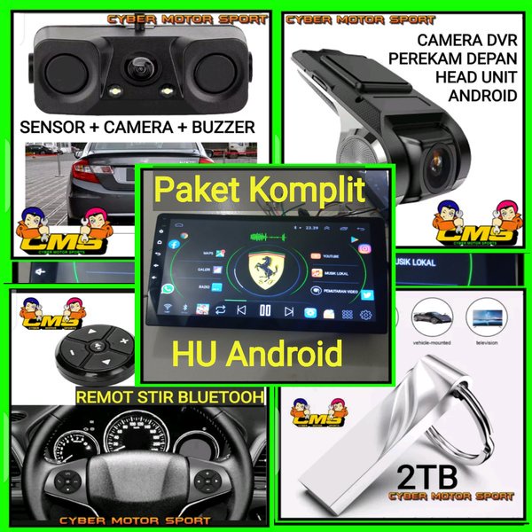 Paket Audio mobil Head unit Android. double din. single din. android