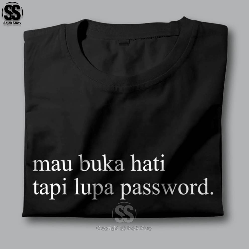 Kaos Kata Kata Ambyar Buka Hati Lupa Password Premium Distro Kaos Kata Kata Ambyar Buka Hati Lupa Password Premium Distro