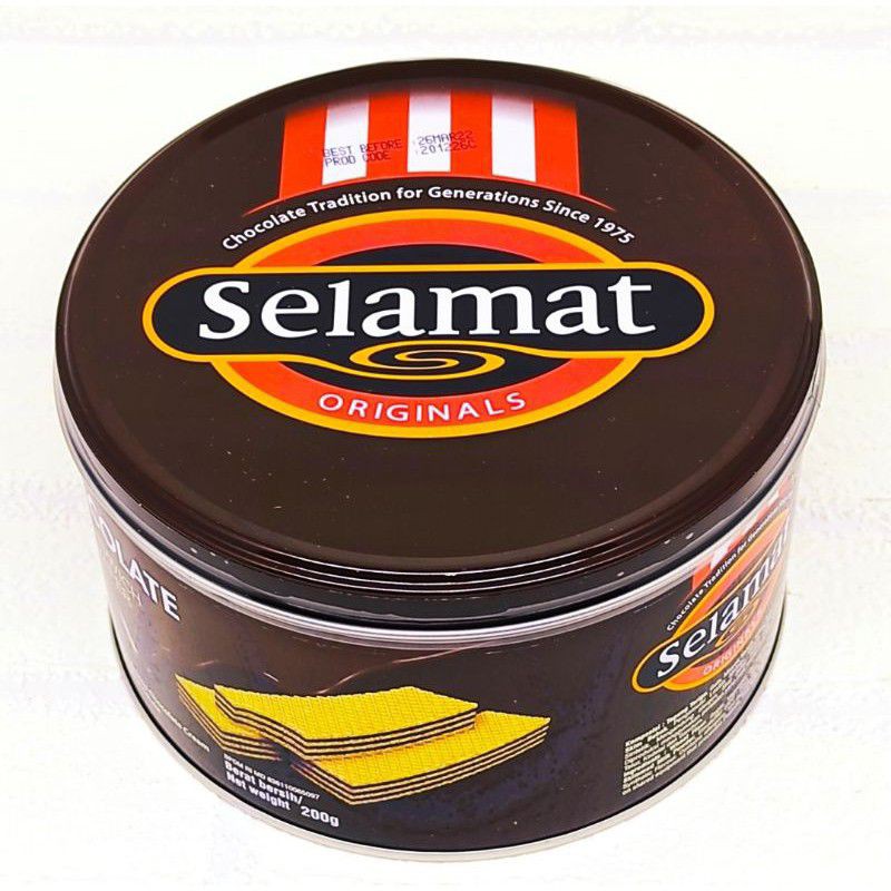 Wafer Selamat Kaleng 200gram/Selamat Wafer 200gram