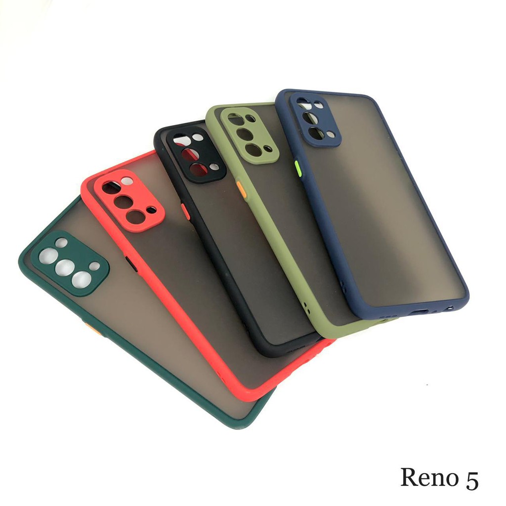 Soft Case oppo reno 5 Pelindung Kamera Bumper Bahan Silikon Tpu Tahan Banting Untuk Oppo Reno 5F new