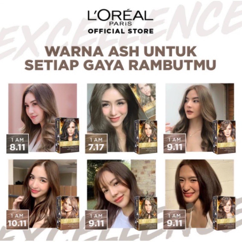 ★ BB ★ Loreal Paris Excellence Fashion Hair Color Ash - L'OREAL