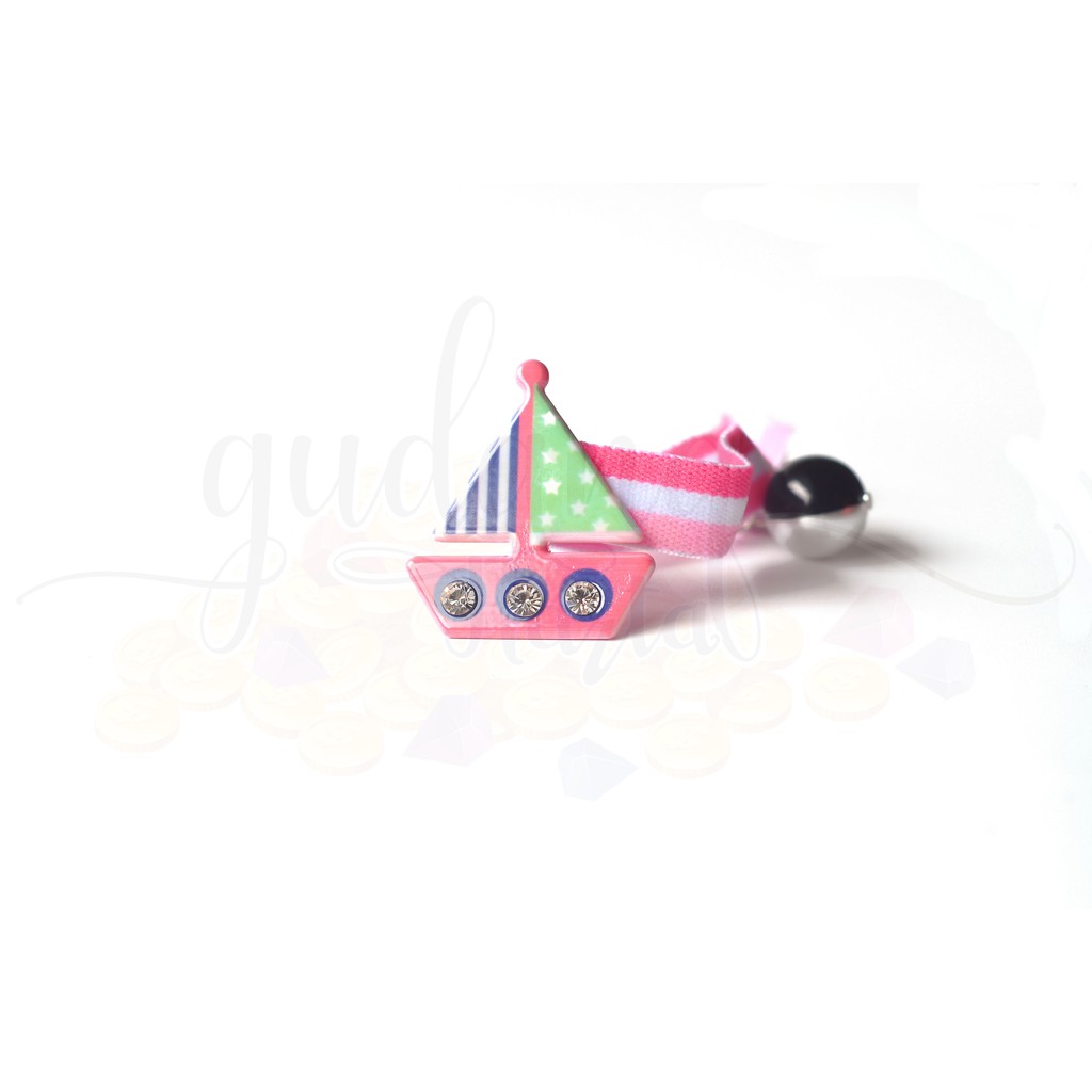 Ikat Rambut Karet Sailor Series Kapal Boat Bird Whale Ice Cream Korea Lucu Unik GH 201321