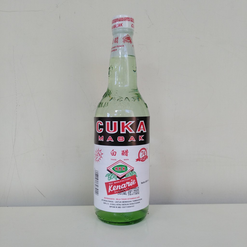 

Cuka Masak Botol Kaca 600 ml Cap Kenarie