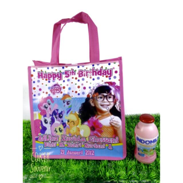 

Tas souvenir ultah little pony