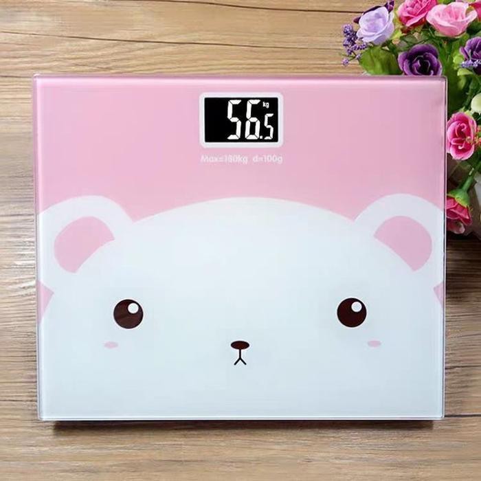 Dijual Timbangan Badan Kaca Digital - Elektronik 180kg KARTUN SCALE OLL - 2125 Limited