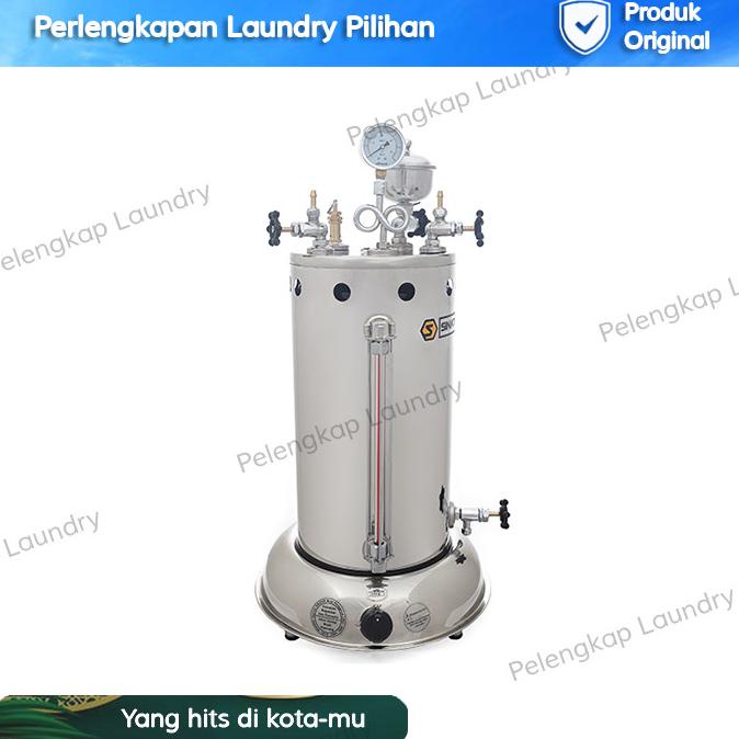Sinatex Boiler Setrika Uap Laundry 10 Liter Siap Pakai Lengkap SINATEX