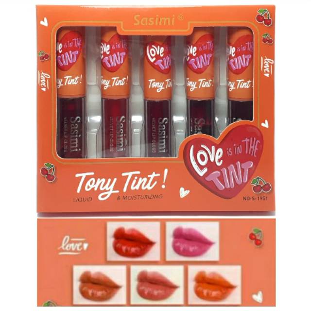 [1 bok isi5] LIP TINT SASIMI TONY TINT LIQUID &amp; MOISTURIZING