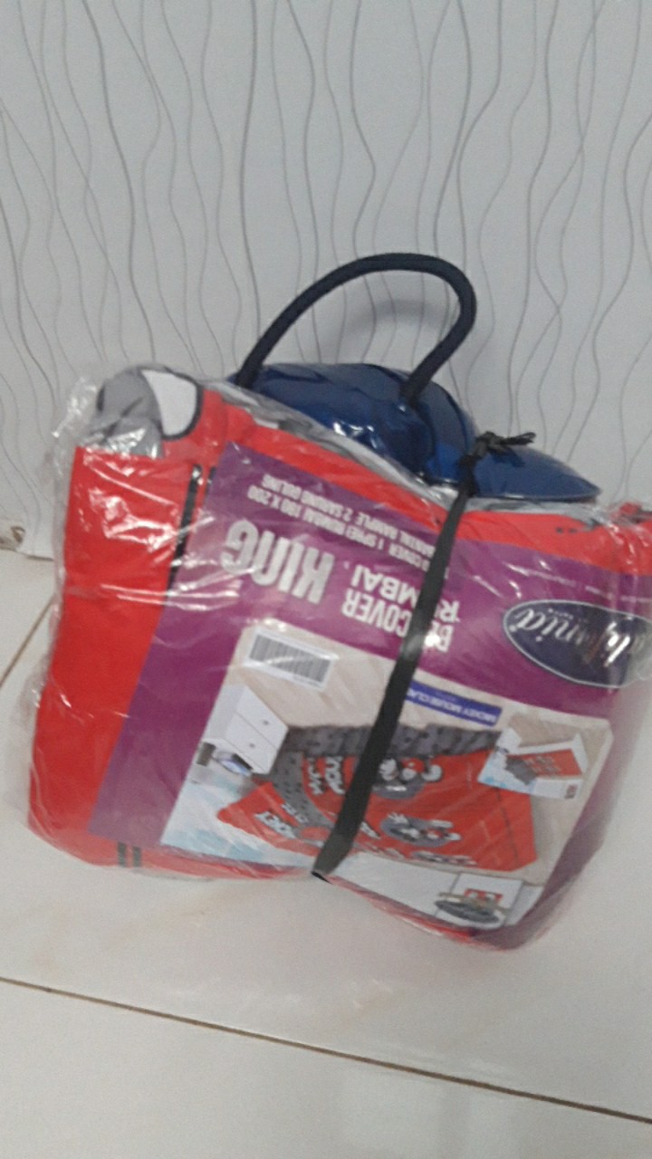 Bedcover + Sprei Rumbai California 180x200 King Size 180 Mickey Classic Bc 180 - Tikus Hitam