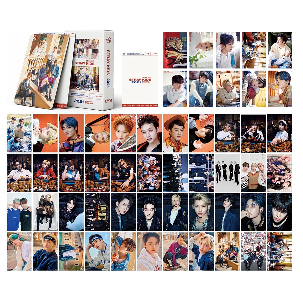 [kstuffind] STRAYKIDS 2021 SEASON'S GREETINGS SEASON GREETING WITH STAY SG21 SG 21 SKZ SKS PHOTOCARD LOMO CARD PHOTO KARTU FOTO PC STAY MURAH 54PCS PCS 54