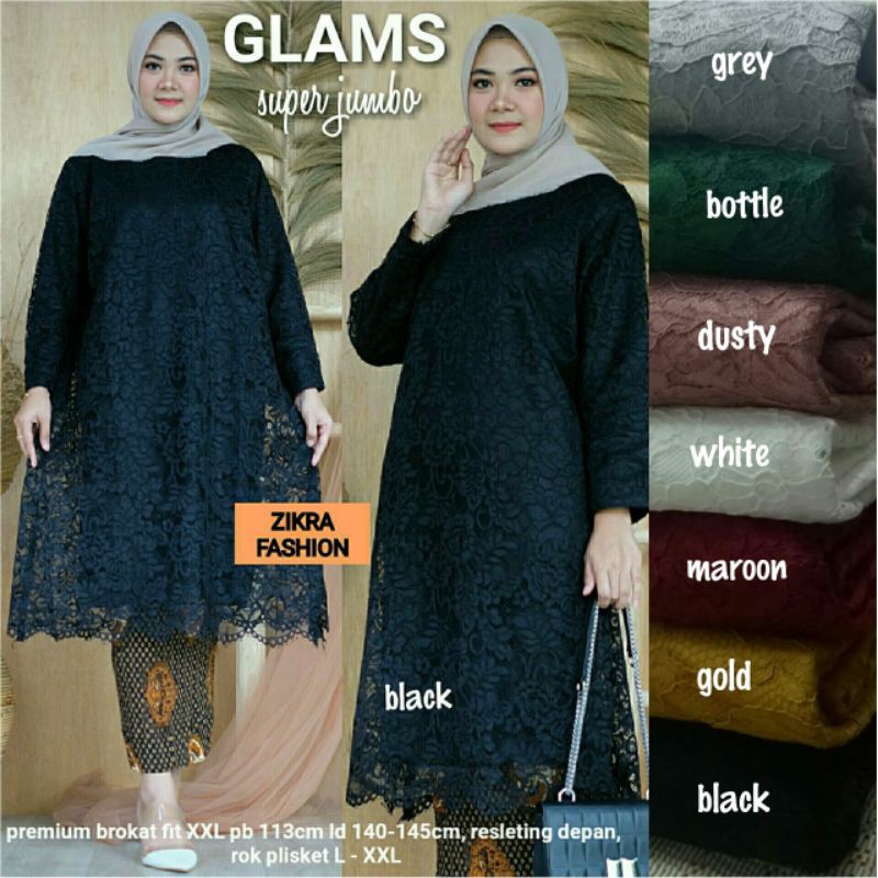 KEBAYA SUPER JUMBO GLAMS LD140