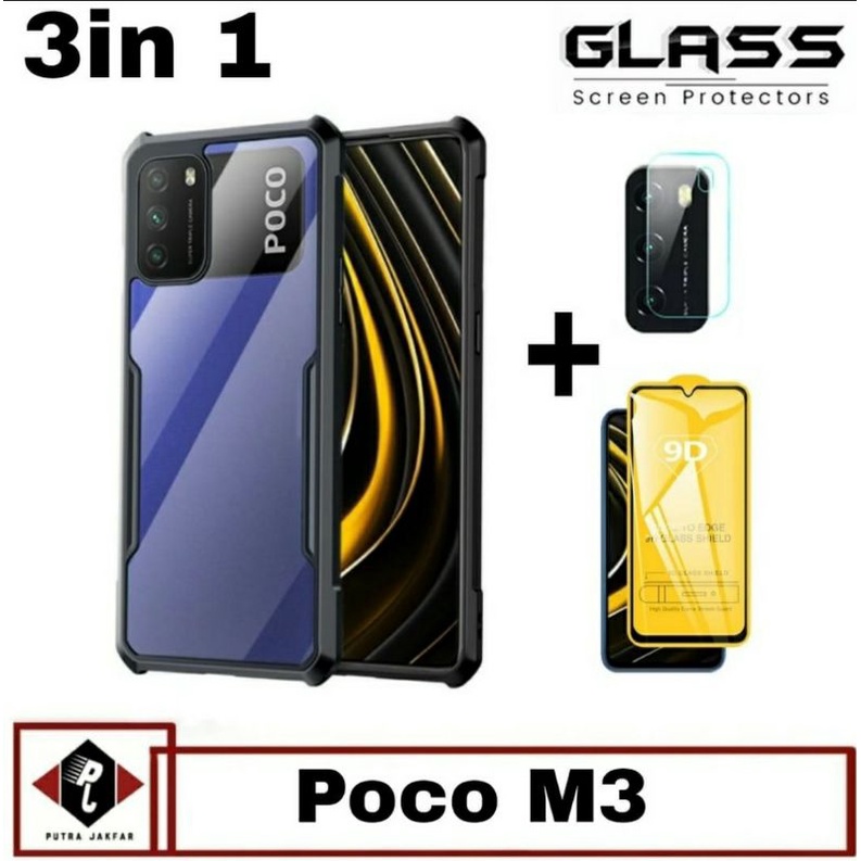 case pocco m3 + anti gores temperdglass