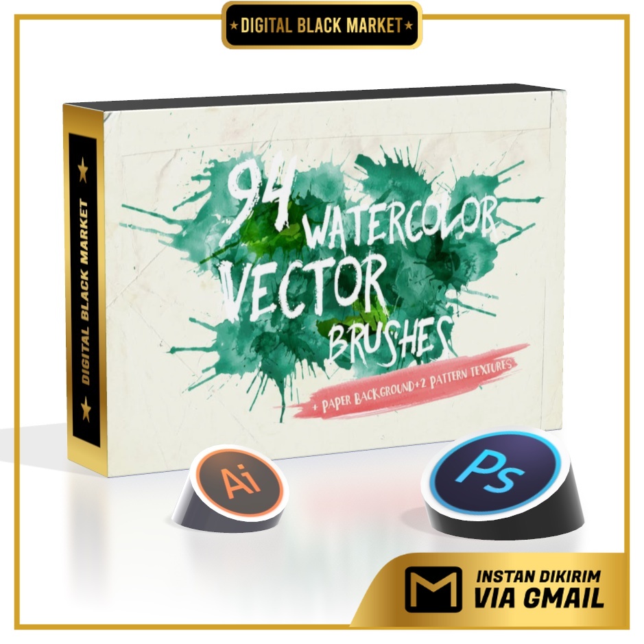 Watercolor Vector Art Brushes