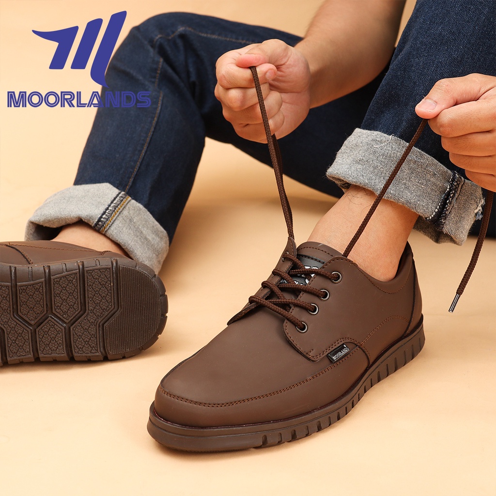 MOORLANDS Original Sepatu Pria Casual Tali Sepatu Santai Sepatu Semi Formal Kerja Kuliah COD