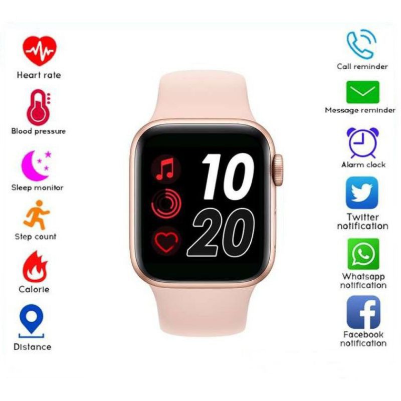 ORIGINAL SMARTWATCH T500 BISA TELFON SOSMED  LAYAR SENTUH