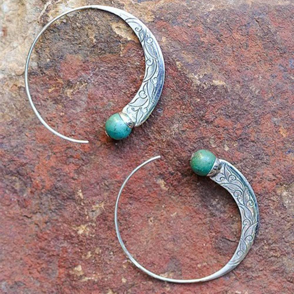 Preva Anting Hoop Earrings Bohemian Vintage Ear Stud Baru