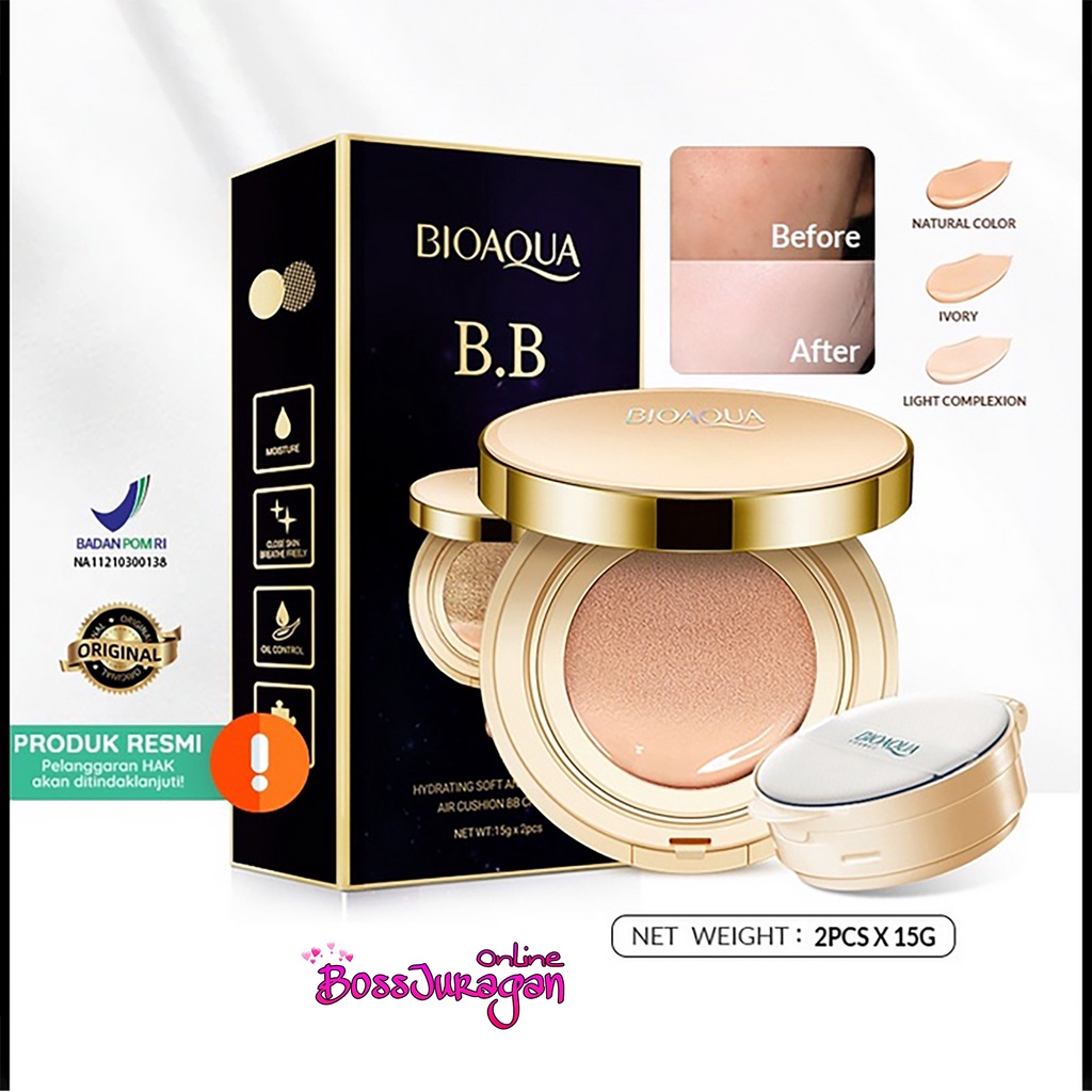(BOSS) BIOAQUA Hydrating Soft And Flawless Air Cushion BB Cream