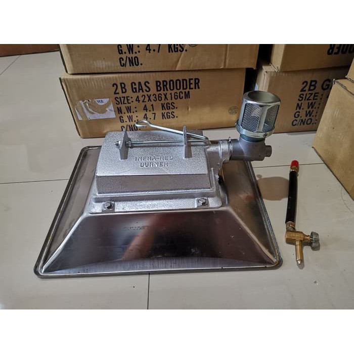 Gasolec pemanas ayam stainless stenles burner gas brooder 2b infra redHOT2070