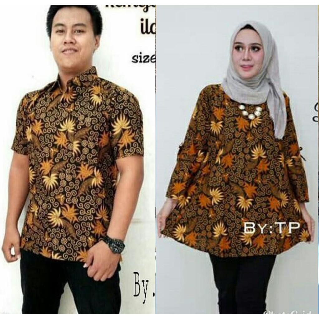 GROSIR BATIK COUPLE BLOUSE