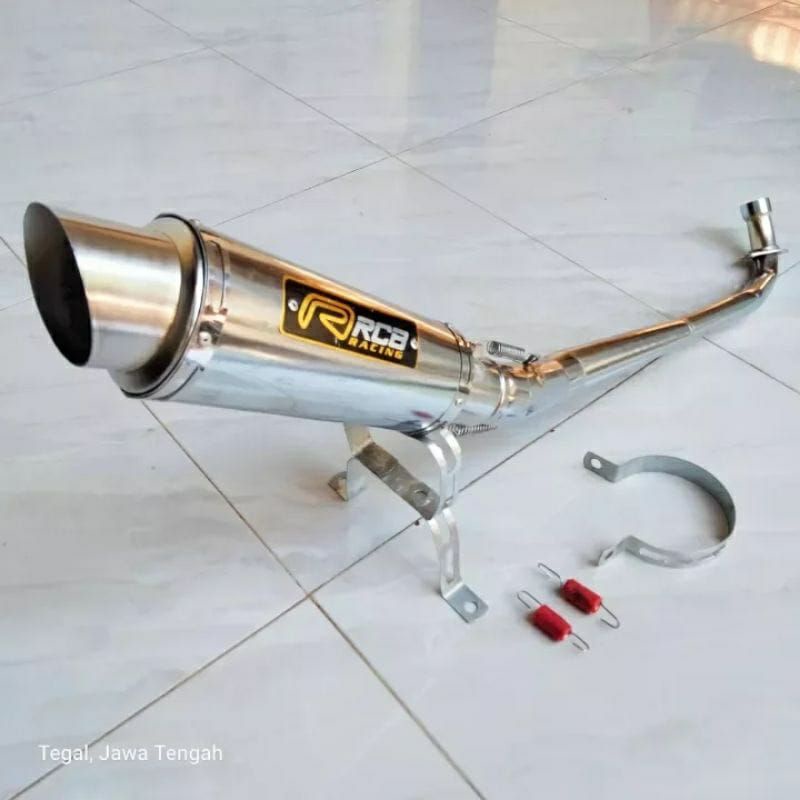 Knalpot Racing RCB Supra X Jupiter Vega Shogun smash Blade Revo karisma kirana supra fit