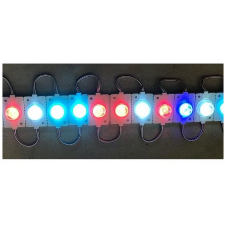 Lampu LED Modul RGB 24 Volt 1.5Watt / LED Module 1 Mata Jumbo 24V 1.5W