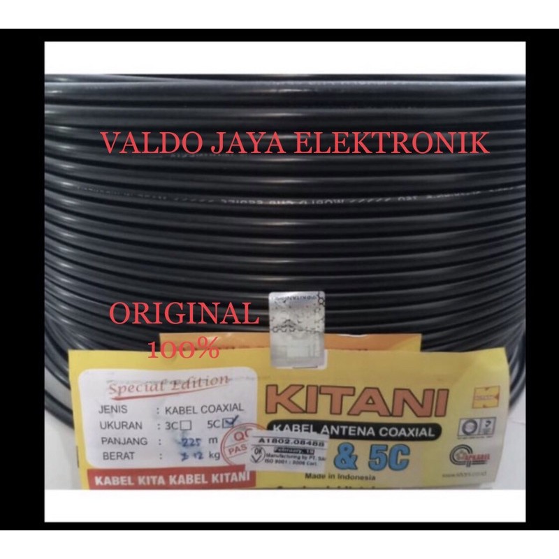 Kabel Antena Kitani RG6 / KabeTV Kitani / Kabel Kitani 5C / Kabel Parabola / Kabel