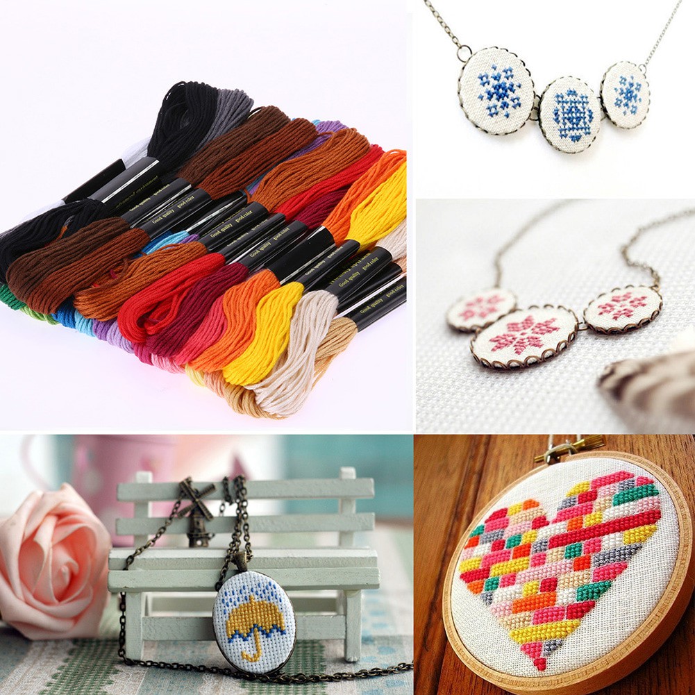 Embroidery Thread - Set Benang Sulam 24 Warna