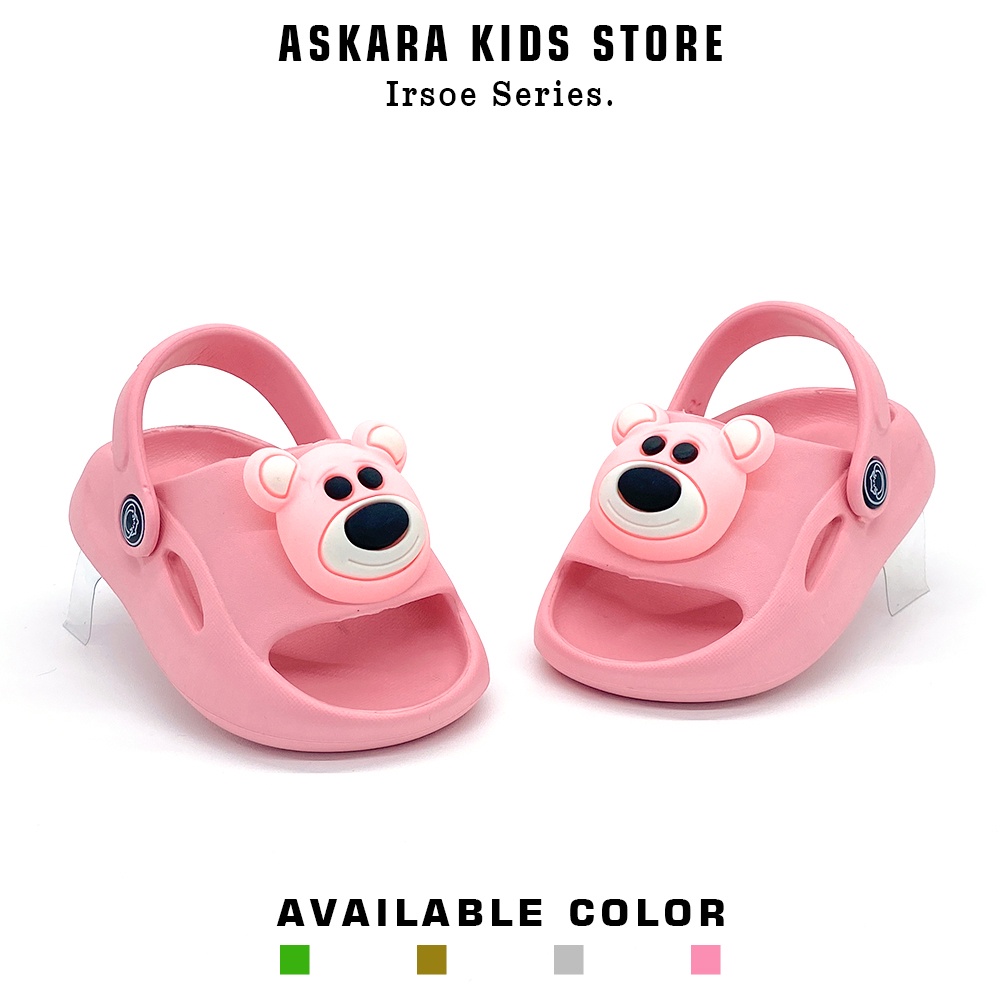 Askara - NEW Sandal Anak Perempuan Baim Karakter Bear Model Lucu