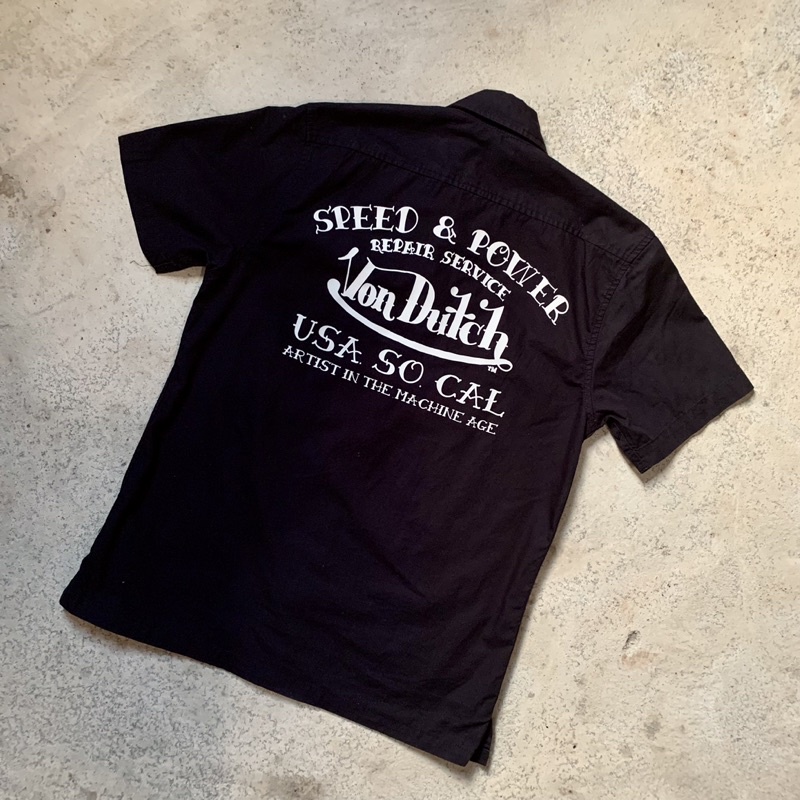 Kemeja / Work Shirt Von Dutch Black
