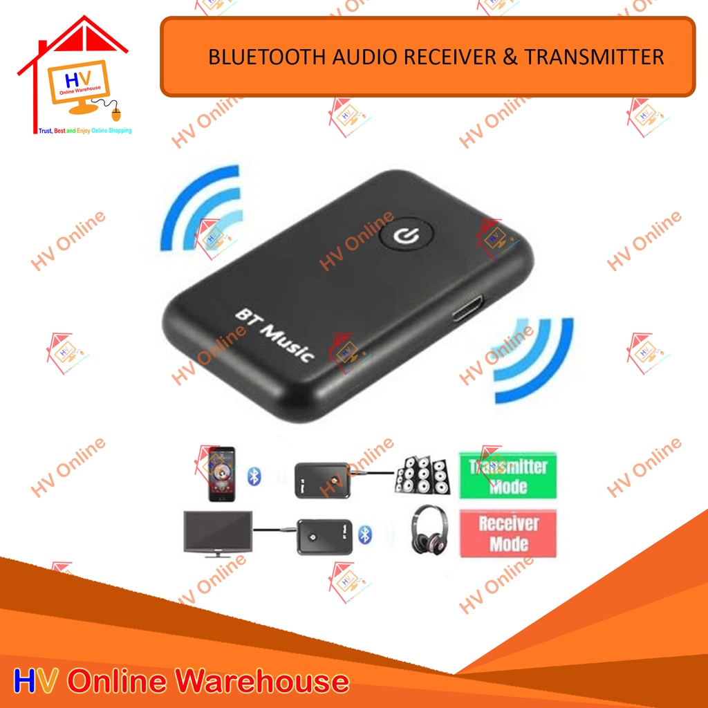 Bluetooth Audio Receiver &amp; Transmitter 2 In 1 Audio Music