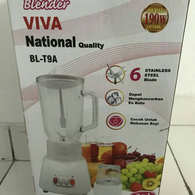 Blender National Kaca VIVA / Blender NATIONAL 2 in 1