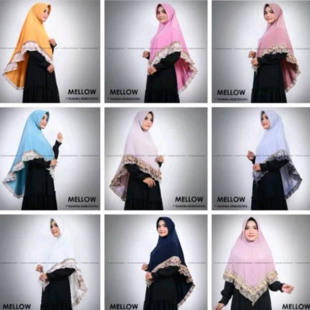 BERGO MELLOW JUMBO BY TAMIRA KERUDUNG ORI