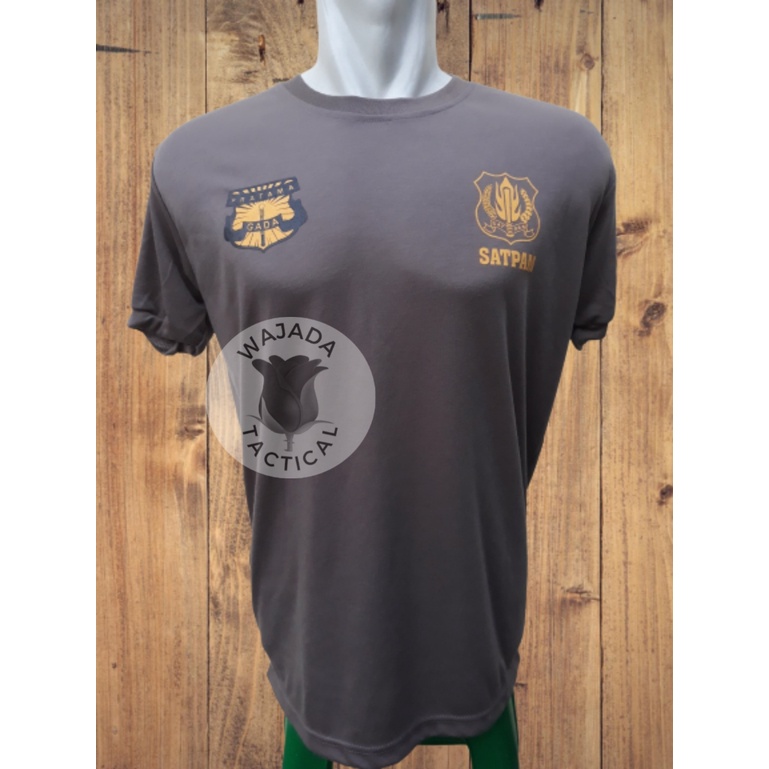 Kaos Satpam Security Coklat Gada Pratama