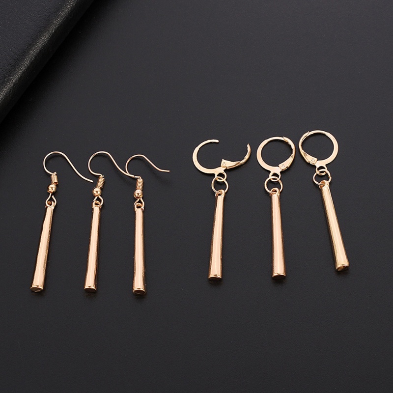 Siy 3 Pcs Anting Tusuk Gantung Panjang Aneka Model Untuk Wanita Charms
