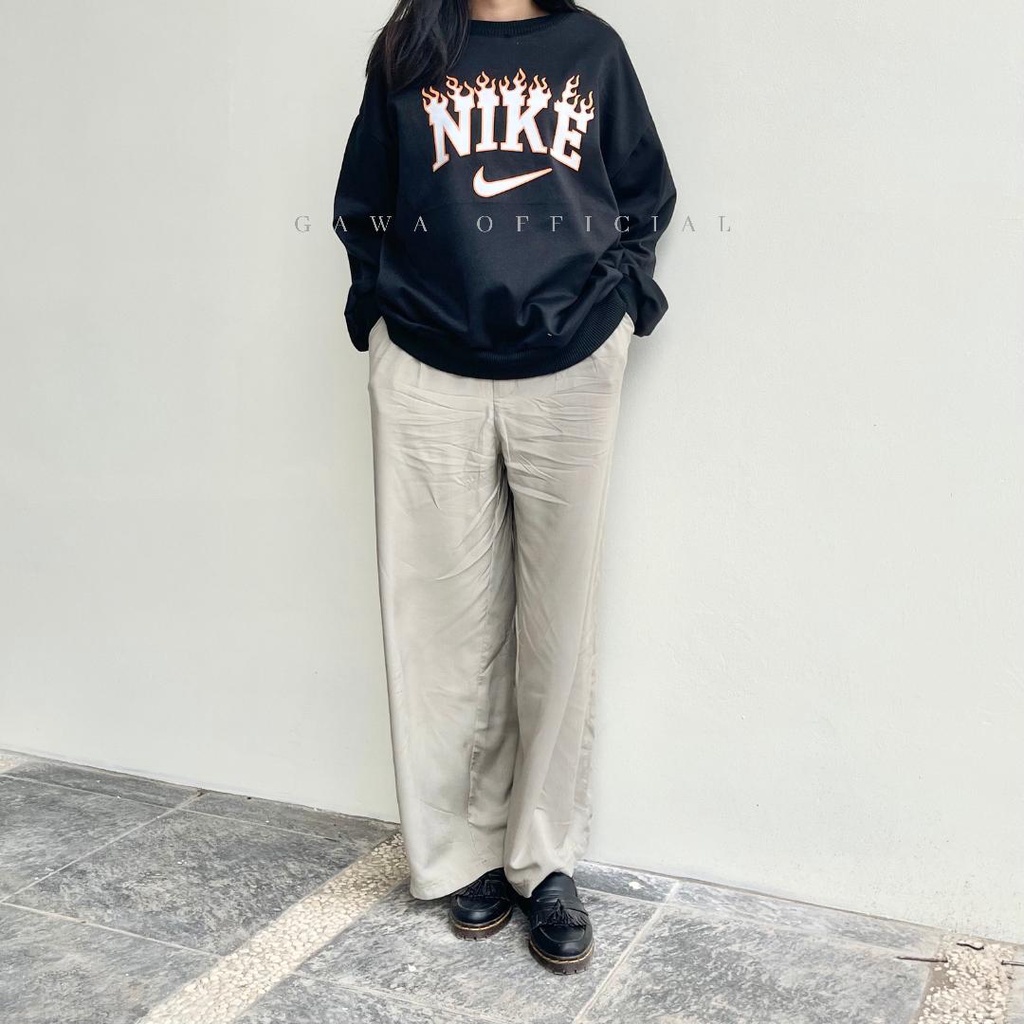 SWEATER OVERSIZE WANITA NIKE SWEATER WANITA PRIA KEKINIAN-4