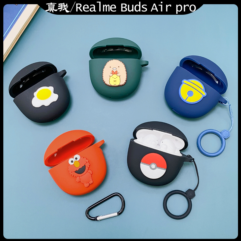 Casing Soft Case Silikon Motif Kartun Untuk Realme Buds Air Pro  / buds air 2 Wireless Bluetooth