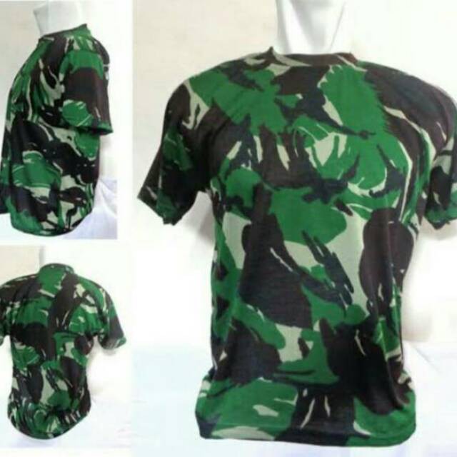 Termurah di Shopee     Kaos loreng lengan pendek malvinas