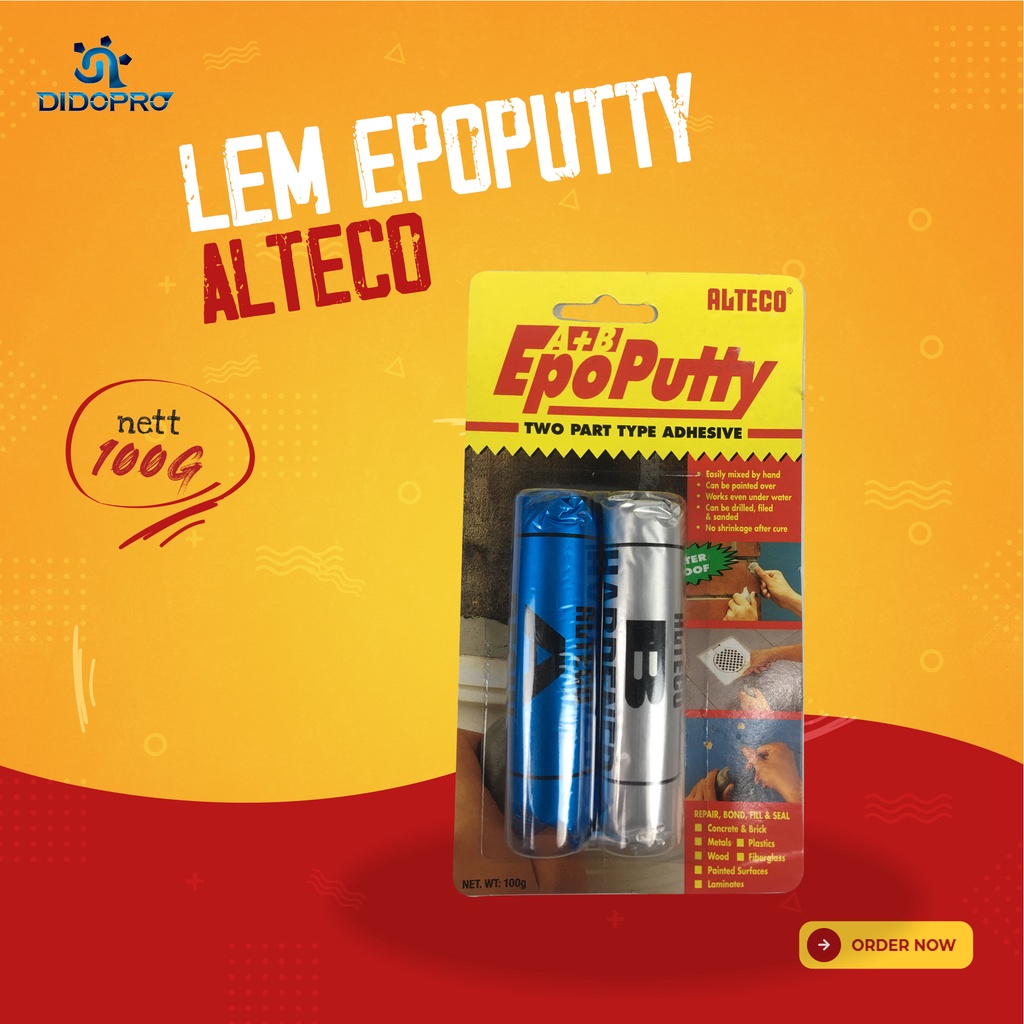 Lem Epo Putty Alteco / Epo Putty / Lem porting 100 gram