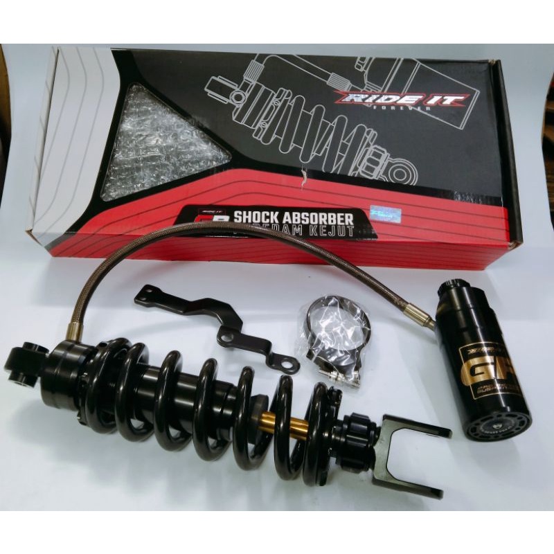 MONOSHOCK SHOCK/SHOK BREKER BELAKANG RIDE IT TABUNG PISAH GOLD SERIES CBR 150 K45/CBR 150 K46/CB 150