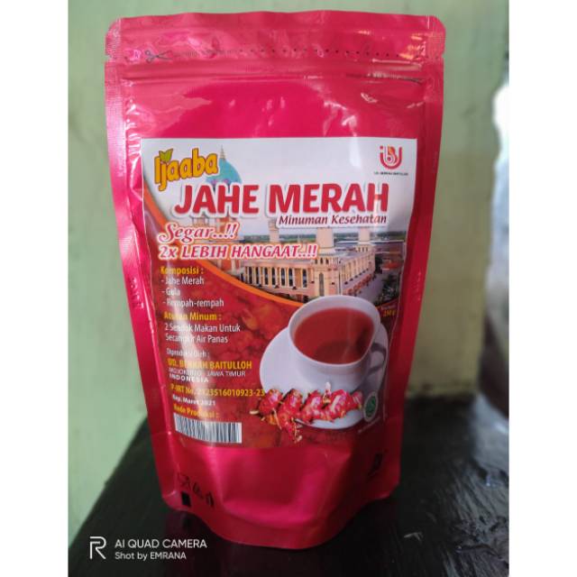 

Jahe Merah Madinah Ijaaba 250gr ASLI ORIGINAL Obat Kesehatan Penghangat Tubuh