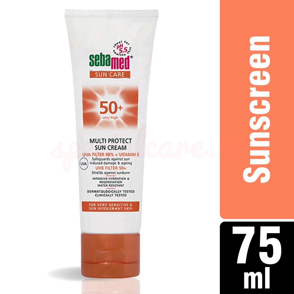 Sebamed Sun Care Multi Protect Sun Cream Spf 50 75ml 75 Ml Sunscreen Sun Block Sunblock Shopee Indonesia