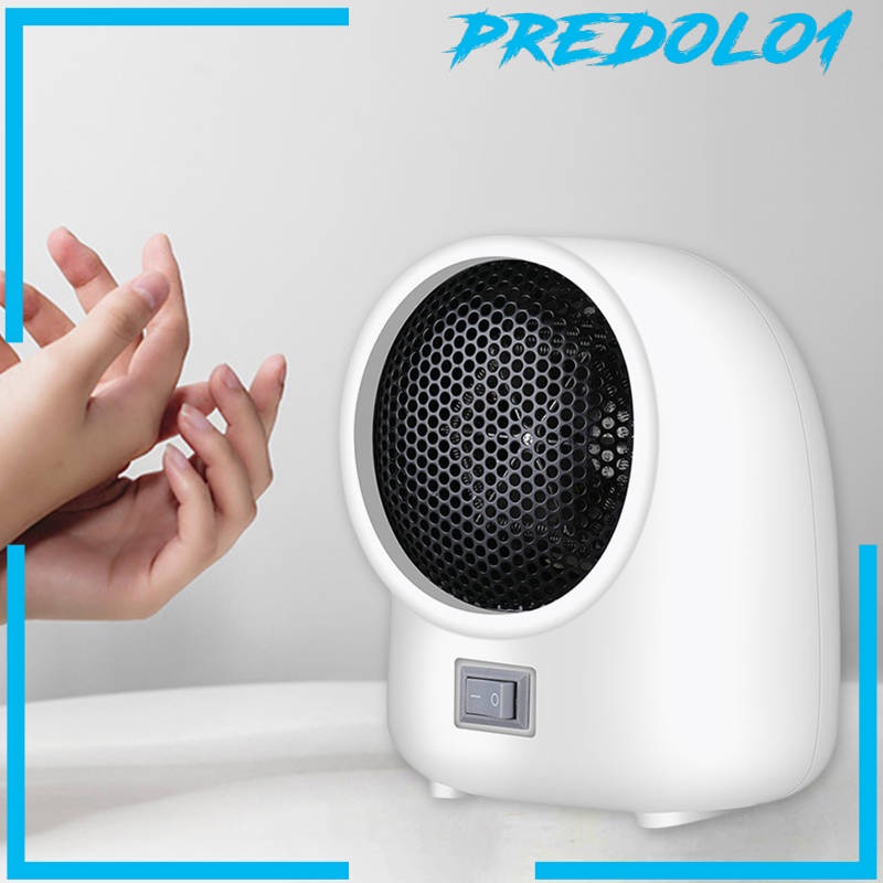 (Predolo1) Kipas Angin Penghangat Ruangan Elektrik Mini 400w Dengan Proteksi Overheat
